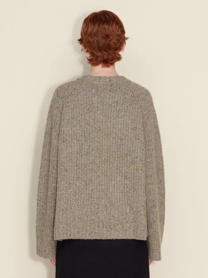 Knitwear Women Holzweiler Fure Multi Knit Sweater Lt Green Mix