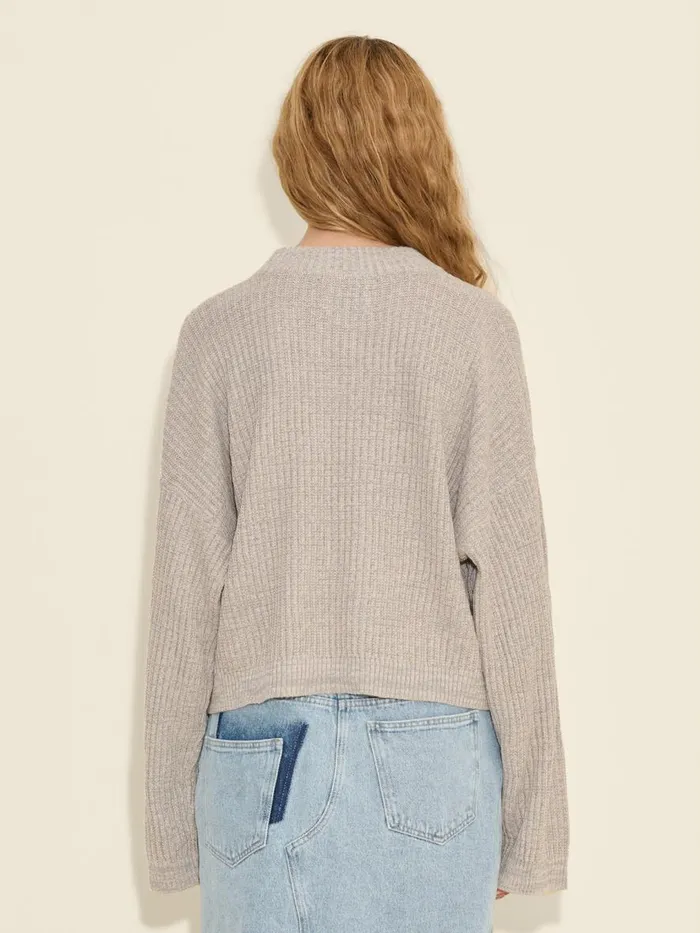 Knitwear Women Holzweiler Line Crew Neck Grey Mix