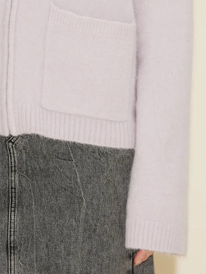 Knitwear Women Holzweiler Tine Fluffy Cardigan Lilac
