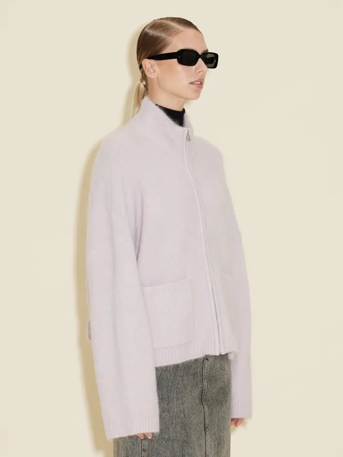 Knitwear Women Holzweiler Tine Fluffy Cardigan Lilac