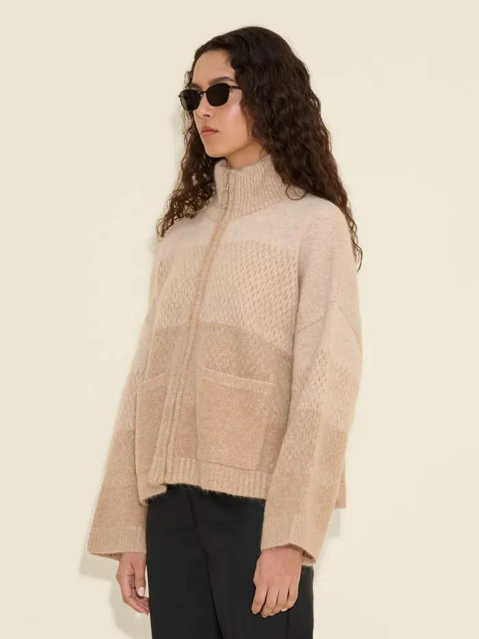 Knitwear Women Holzweiler Tine Regular Fit Cardigan Sand Mix