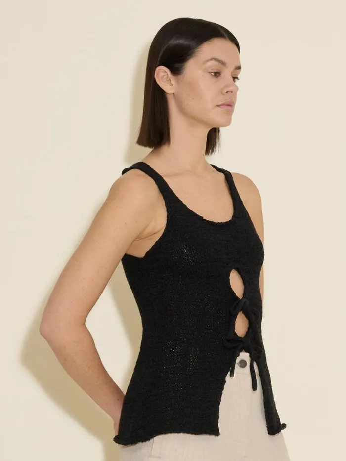Knitwear Women Holzweiler Wou Tape Yarn Singlet Black