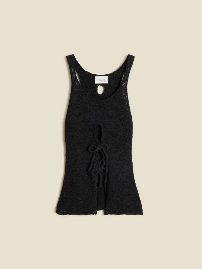 Knitwear Women Holzweiler Wou Tape Yarn Singlet Black
