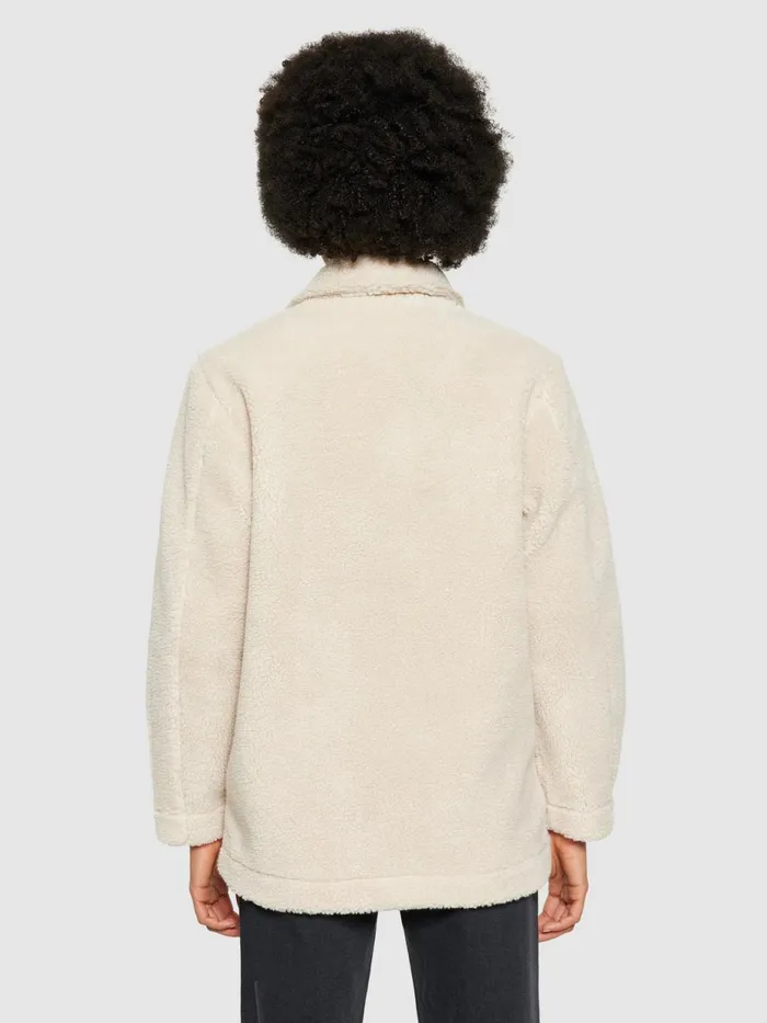 KnowledgeCotton Apparel Fleece Teddy Overshirt Jacket Grsvegan 8211 Women KnowledgeCotton Apparel Fleece Teddy Overshirt Jacket Grsvegan 8211 Women