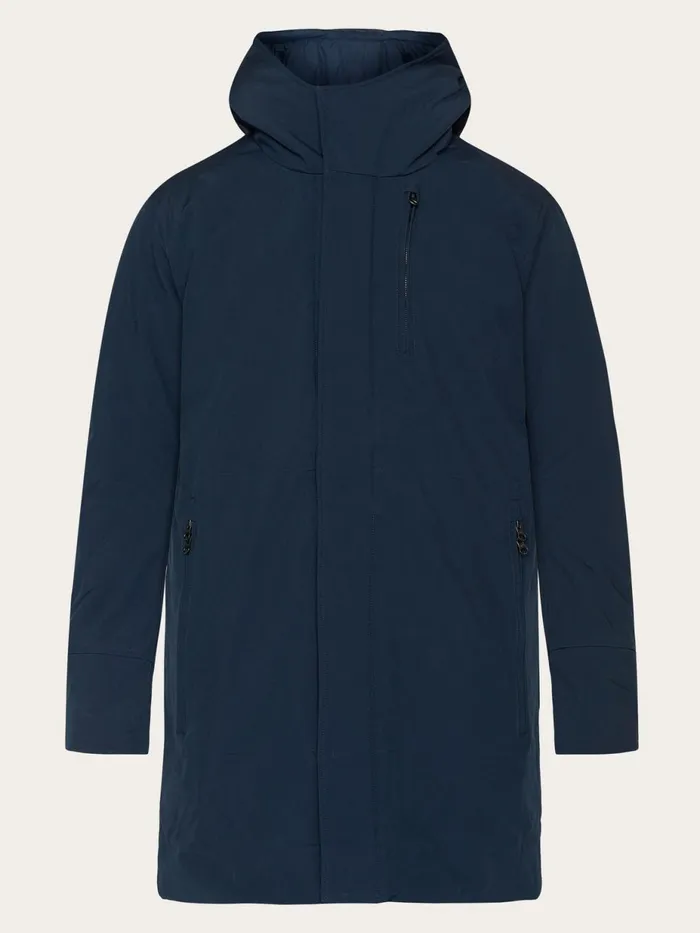 KnowledgeCotton Apparel Jackets And Vests Long Soft Shell Jacket CLIMATE SHELL Total Eclipse 8211 Men KnowledgeCotton Apparel Jackets And Vests Long Soft Shell Jacket CLIMATE SHELL Total Eclipse 8211 Men