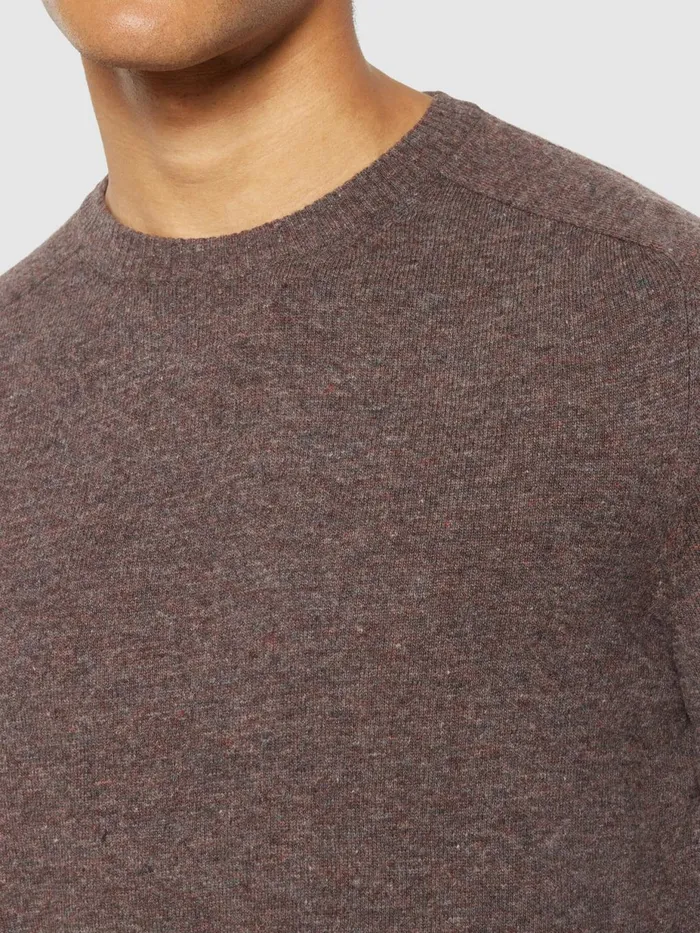 KnowledgeCotton Apparel Knits Basic Oneck Knit Demitasse brown 8211 Men KnowledgeCotton Apparel Knits Basic Oneck Knit Demitasse brown 8211 Men
