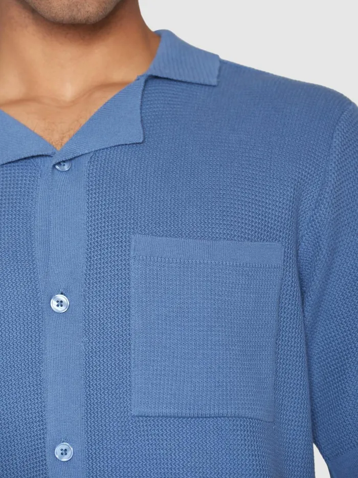 KnowledgeCotton Apparel Knits Boxy Short Sleeve Structured Knitted Shirt Regenerative Organic Certified 8211 Men KnowledgeCotton Apparel Knits Boxy Short Sleeve Structured Knitted Shirt Regenerative Organic Certified 8211 Men