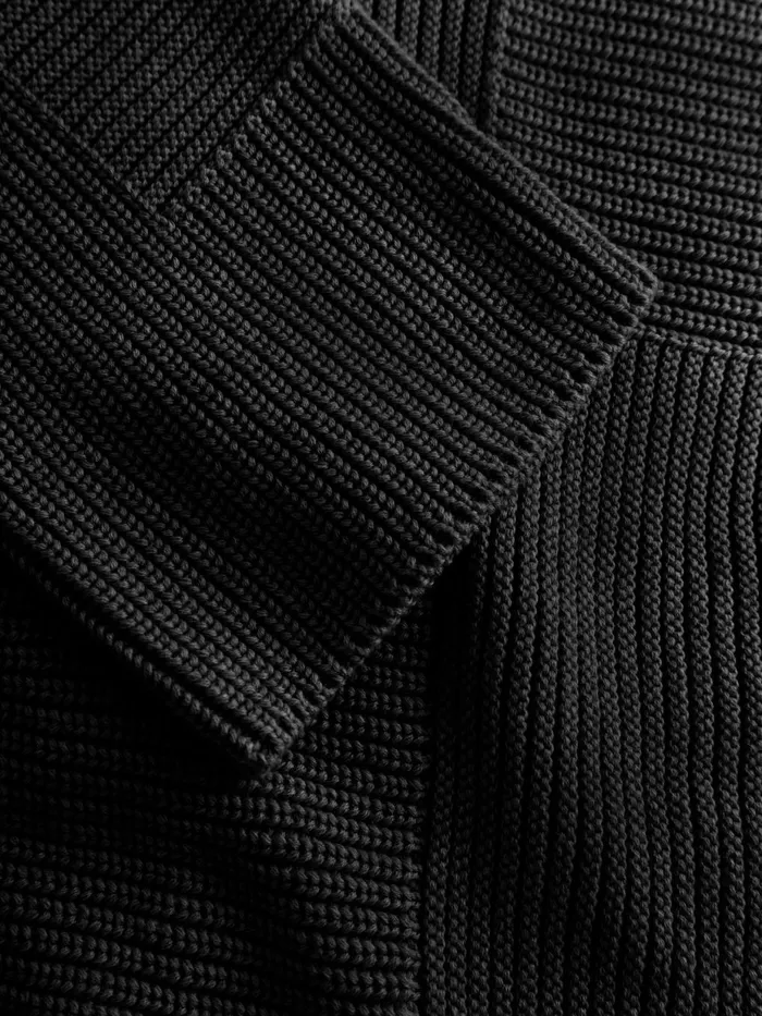 KnowledgeCotton Apparel Knits Cotton Loose Fit Crew Neck Knit Black Jet 8211 Women KnowledgeCotton Apparel Knits Cotton Loose Fit Crew Neck Knit Black Jet 8211 Women