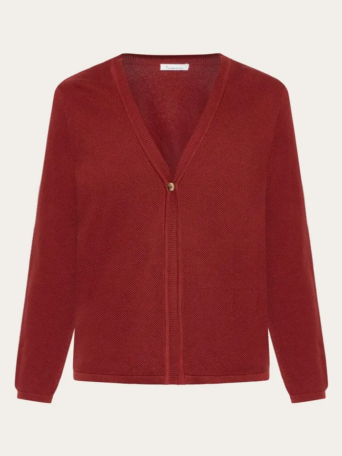 KnowledgeCotton Apparel Knits Cotton Micro Bubble Cardigan Regenerative Organic Certified 8211 Women KnowledgeCotton Apparel Knits Cotton Micro Bubble Cardigan Regenerative Organic Certified 8211 Women