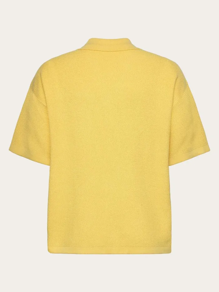 KnowledgeCotton Apparel Knits Racking Stitch Short Sleeved Shirt Regenerative Organic Certified 8211 Women KnowledgeCotton Apparel Knits Racking Stitch Short Sleeved Shirt Regenerative Organic Certified 8211 Women
