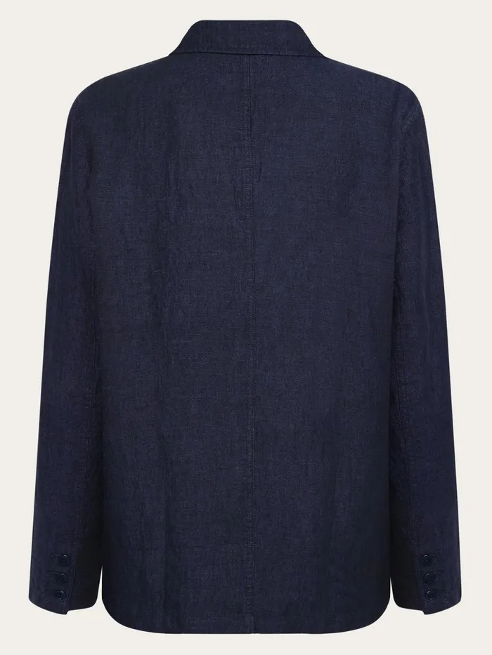 KnowledgeCotton Apparel Overshirts Organic Linen Blazer GOTSVegan Yarndyed 8211 Men KnowledgeCotton Apparel Overshirts Organic Linen Blazer GOTSVegan Yarndyed 8211 Men