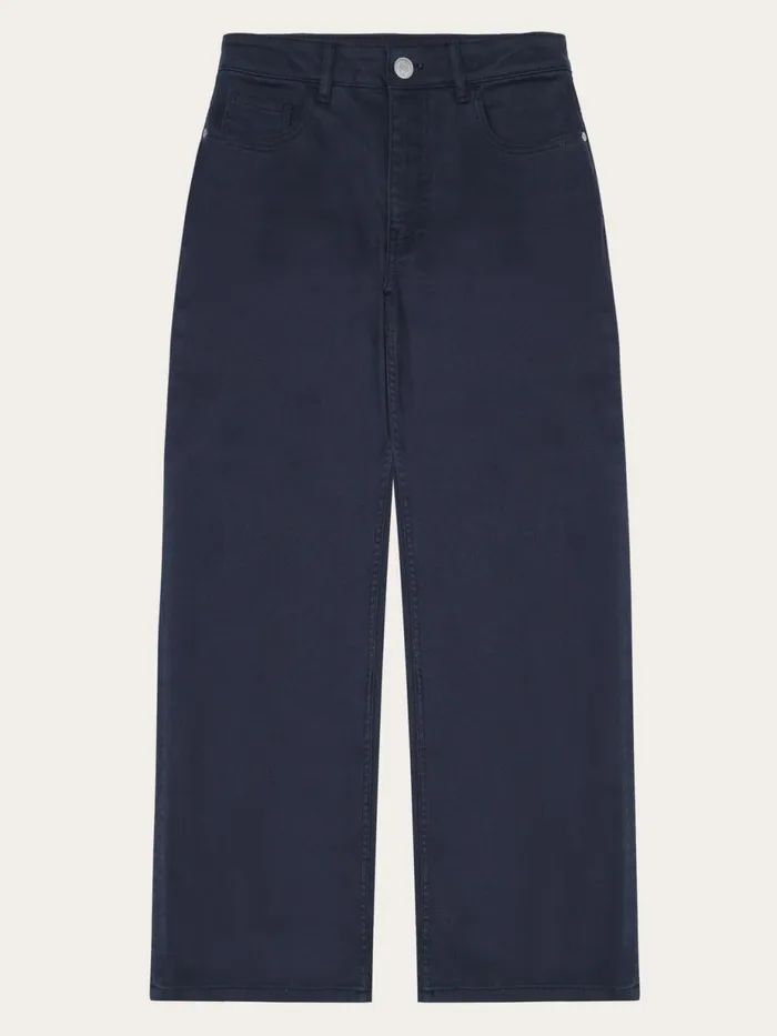 KnowledgeCotton Apparel Pants GALE Straight Midrise Garment Dyed Twill 5pocket Pants Gotsvegan 8211 Women KnowledgeCotton Apparel Pants GALE Straight Midrise Garment Dyed Twill 5pocket Pants Gotsvegan 8211 Women