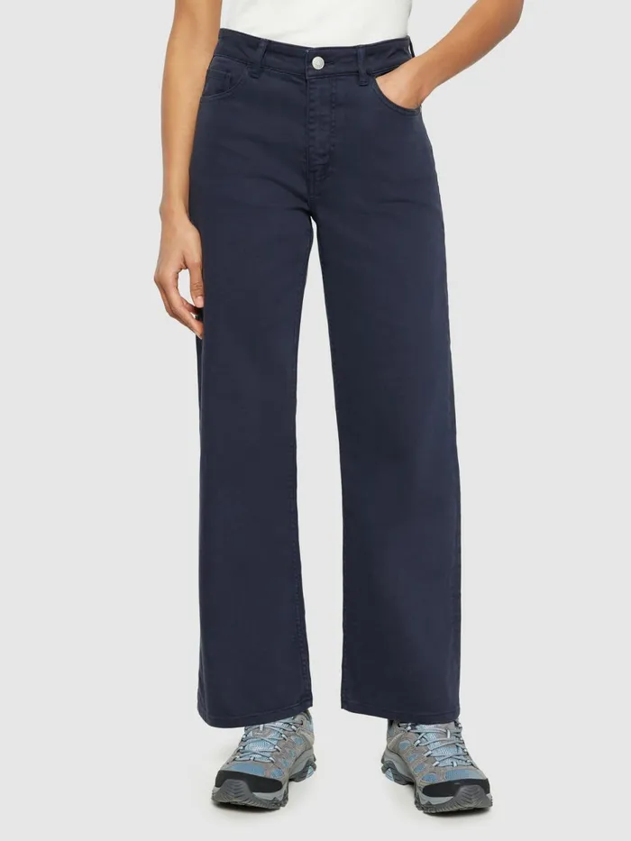 KnowledgeCotton Apparel Pants GALE Straight Midrise Garment Dyed Twill 5pocket Pants Gotsvegan 8211 Women KnowledgeCotton Apparel Pants GALE Straight Midrise Garment Dyed Twill 5pocket Pants Gotsvegan 8211 Women