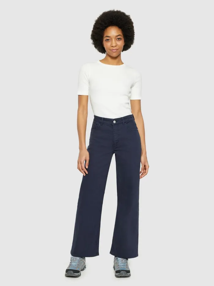 KnowledgeCotton Apparel Pants GALE Straight Midrise Garment Dyed Twill 5pocket Pants Gotsvegan 8211 Women KnowledgeCotton Apparel Pants GALE Straight Midrise Garment Dyed Twill 5pocket Pants Gotsvegan 8211 Women
