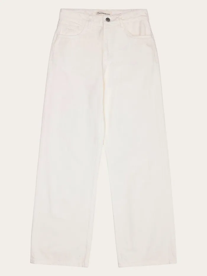 KnowledgeCotton Apparel Pants GALE Straight Midrise Raw Twill 5pocket Pants Gotsvegan 8211 Women KnowledgeCotton Apparel Pants GALE Straight Midrise Raw Twill 5pocket Pants Gotsvegan 8211 Women