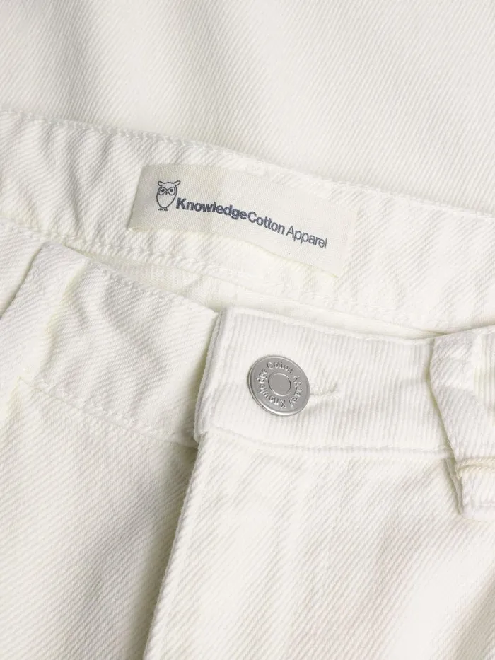 KnowledgeCotton Apparel Pants GALE Straight Midrise Raw Twill 5pocket Pants Gotsvegan 8211 Women KnowledgeCotton Apparel Pants GALE Straight Midrise Raw Twill 5pocket Pants Gotsvegan 8211 Women