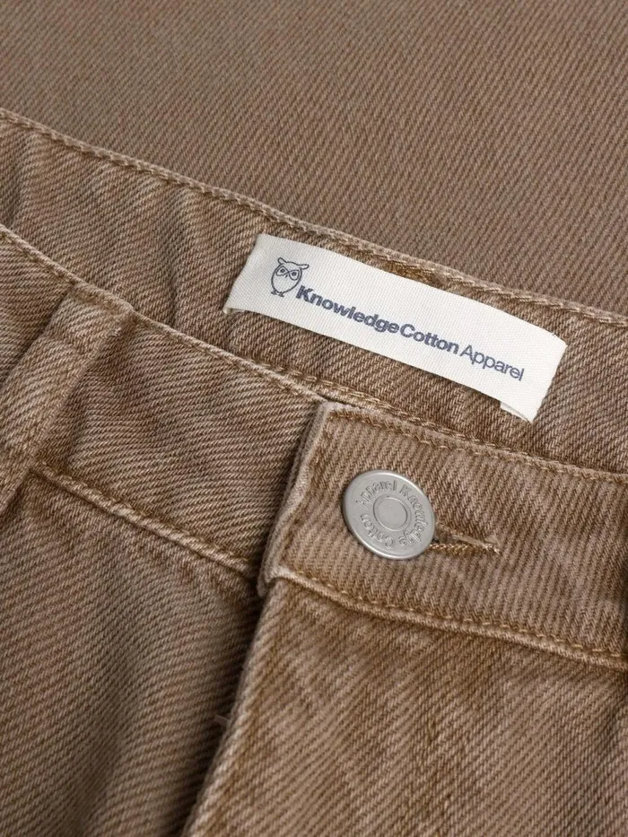 KnowledgeCotton Apparel Pants GALE Straight Midrise Raw Twill 5pocket Pants Gotsvegan 8211 Women KnowledgeCotton Apparel Pants GALE Straight Midrise Raw Twill 5pocket Pants Gotsvegan 8211 Women