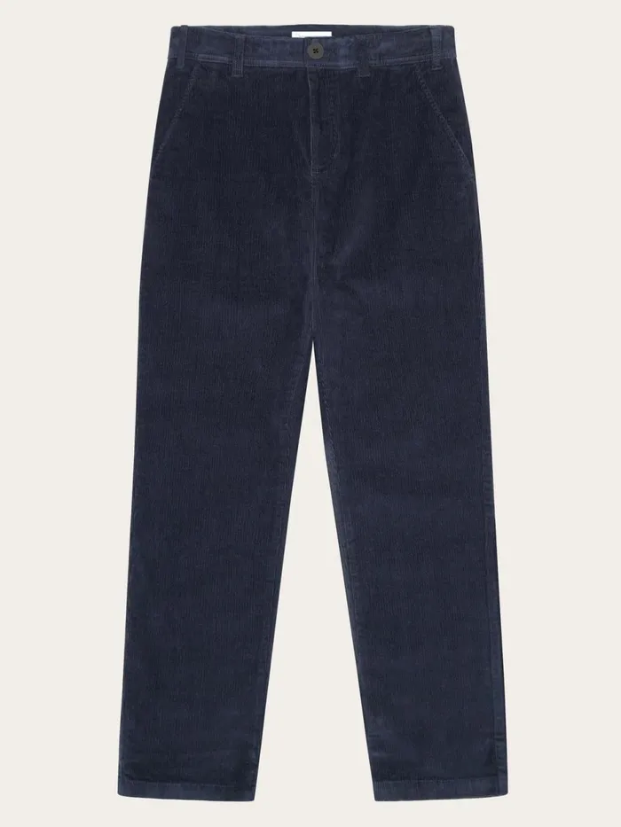 KnowledgeCotton Apparel Pants Organic Cotton Chuck Corduroy Pants GOTS Night Sky 8211 Men KnowledgeCotton Apparel Pants Organic Cotton Chuck Corduroy Pants GOTS Night Sky 8211 Men