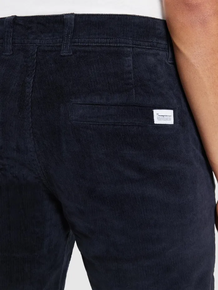 KnowledgeCotton Apparel Pants Organic Cotton Chuck Corduroy Pants GOTS Night Sky 8211 Men KnowledgeCotton Apparel Pants Organic Cotton Chuck Corduroy Pants GOTS Night Sky 8211 Men