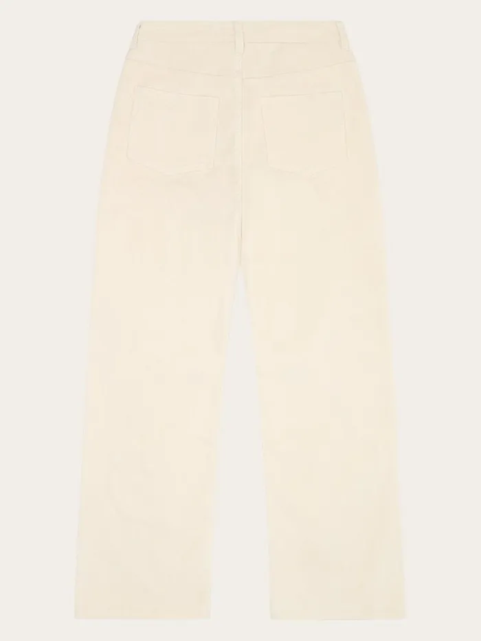 KnowledgeCotton Apparel Pants Organic Cotton Gale Corduroy Pants GOTS Egret 8211 Women KnowledgeCotton Apparel Pants Organic Cotton Gale Corduroy Pants GOTS Egret 8211 Women