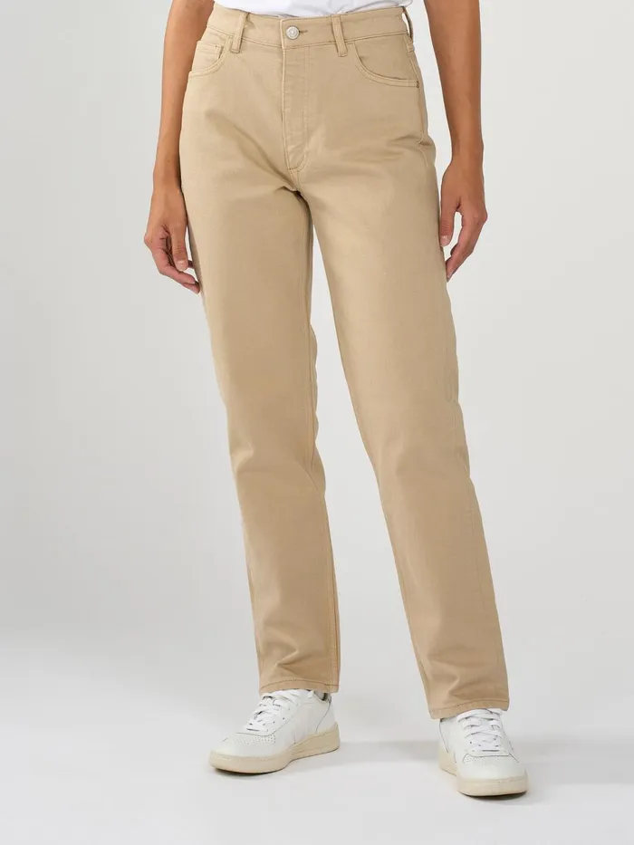 KnowledgeCotton Apparel Pants STELLA Tapered Twill Pants Incense 8211 Women KnowledgeCotton Apparel Pants STELLA Tapered Twill Pants Incense 8211 Women
