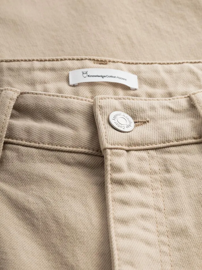 KnowledgeCotton Apparel Pants STELLA Tapered Twill Pants Incense 8211 Women KnowledgeCotton Apparel Pants STELLA Tapered Twill Pants Incense 8211 Women