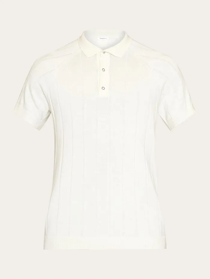 KnowledgeCotton Apparel Polo Shirts Regular Short Sleeved Striped Knitted Polo Gotsvegan 8211 Men KnowledgeCotton Apparel Polo Shirts Regular Short Sleeved Striped Knitted Polo Gotsvegan 8211 Men