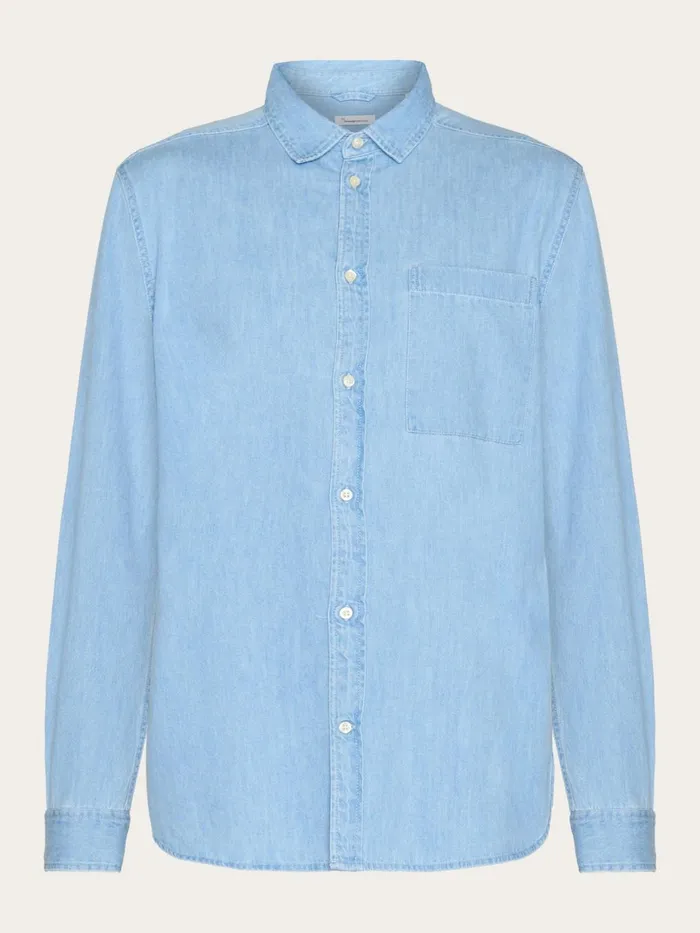KnowledgeCotton Apparel Shirts Loose Shirt Gotsvegan 8211 Men