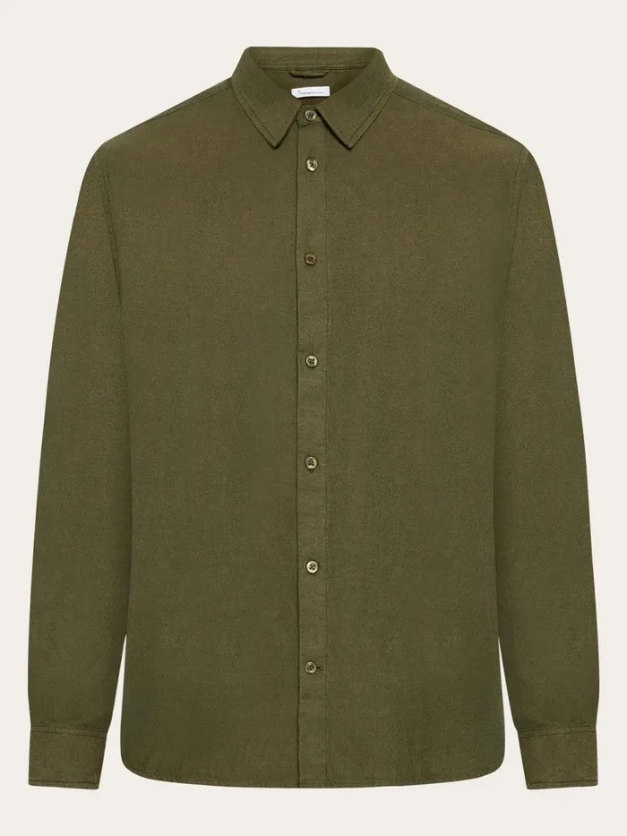 KnowledgeCotton Apparel Shirts Organic Cotton Flannel Shirt GOTS Forrest Night 8211 Men KnowledgeCotton Apparel Shirts Organic Cotton Flannel Shirt GOTS Forrest Night 8211 Men