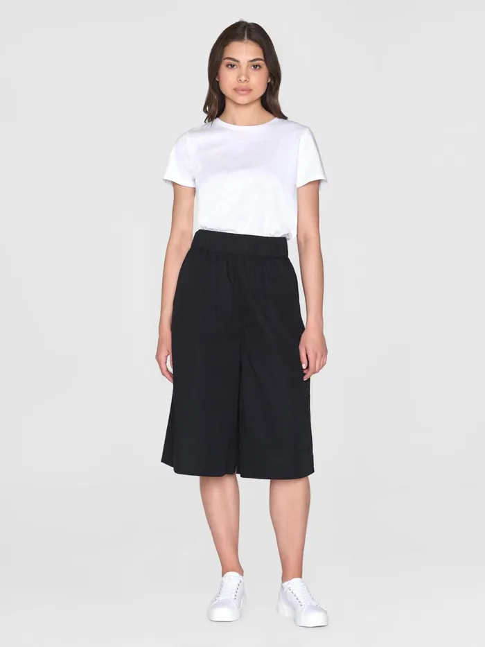 KnowledgeCotton Apparel Shorts EVE Culotte Highrise Extra Wide Shorts Gotsvegan 8211 Women KnowledgeCotton Apparel Shorts EVE Culotte Highrise Extra Wide Shorts Gotsvegan 8211 Women