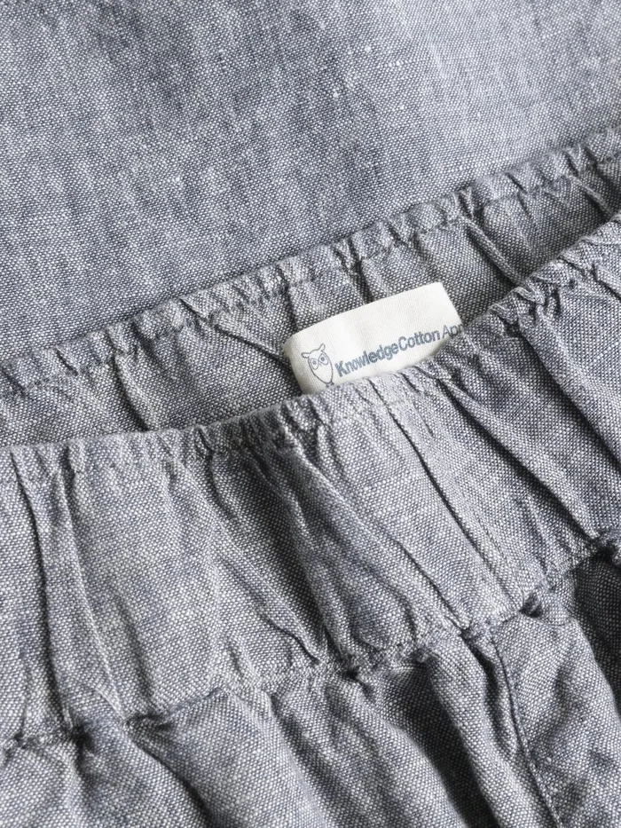 KnowledgeCotton Apparel Shorts EVE Culotte Highrise Wide Linen Shorts Gotsvegan 8211 Women
