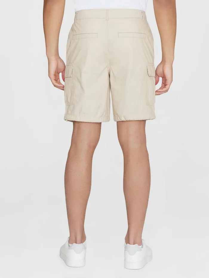KnowledgeCotton Apparel Shorts FIG Loose Cargo Poplin Shorts Gotsvegan 8211 Men