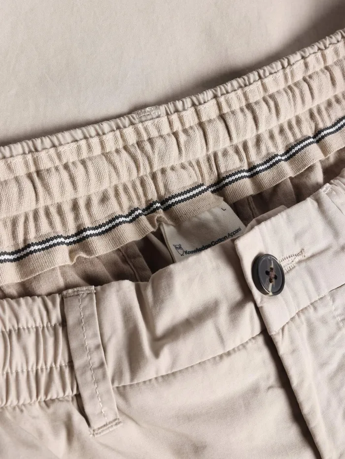 KnowledgeCotton Apparel Shorts FIG Loose Poplin Elastic Waist String Shorts Gotsvegan 8211 Men KnowledgeCotton Apparel Shorts FIG Loose Poplin Elastic Waist String Shorts Gotsvegan 8211 Men