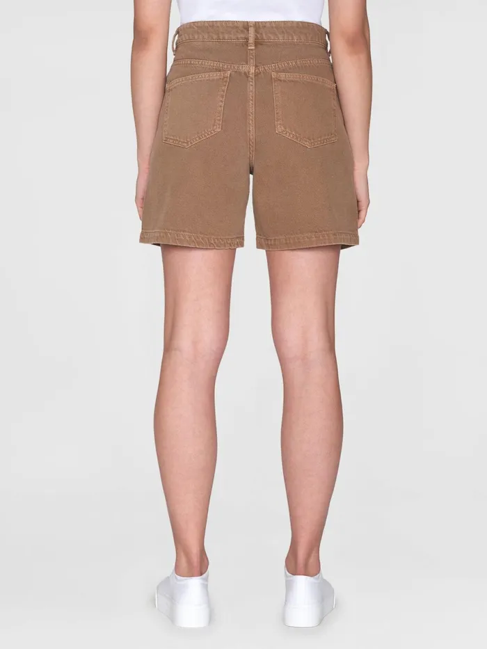 KnowledgeCotton Apparel Shorts GALE Straight Midrise Twill 5pocket Shorts Gotsvegan 8211 Women