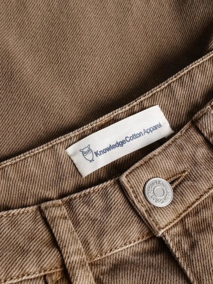 KnowledgeCotton Apparel Shorts GALE Straight Midrise Twill 5pocket Shorts Gotsvegan 8211 Women