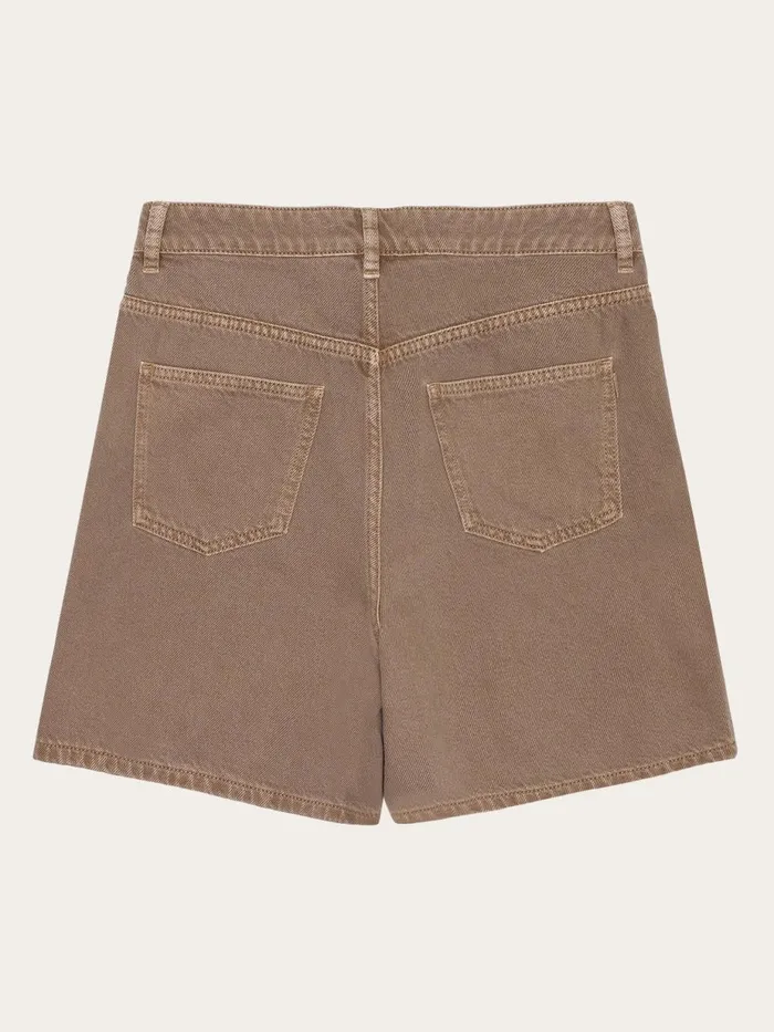 KnowledgeCotton Apparel Shorts GALE Straight Midrise Twill 5pocket Shorts Gotsvegan 8211 Women