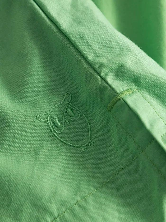 KnowledgeCotton Apparel Shorts Poplin Elastic Waist Shorts Vibrant Green 8211 Women KnowledgeCotton Apparel Shorts Poplin Elastic Waist Shorts Vibrant Green 8211 Women