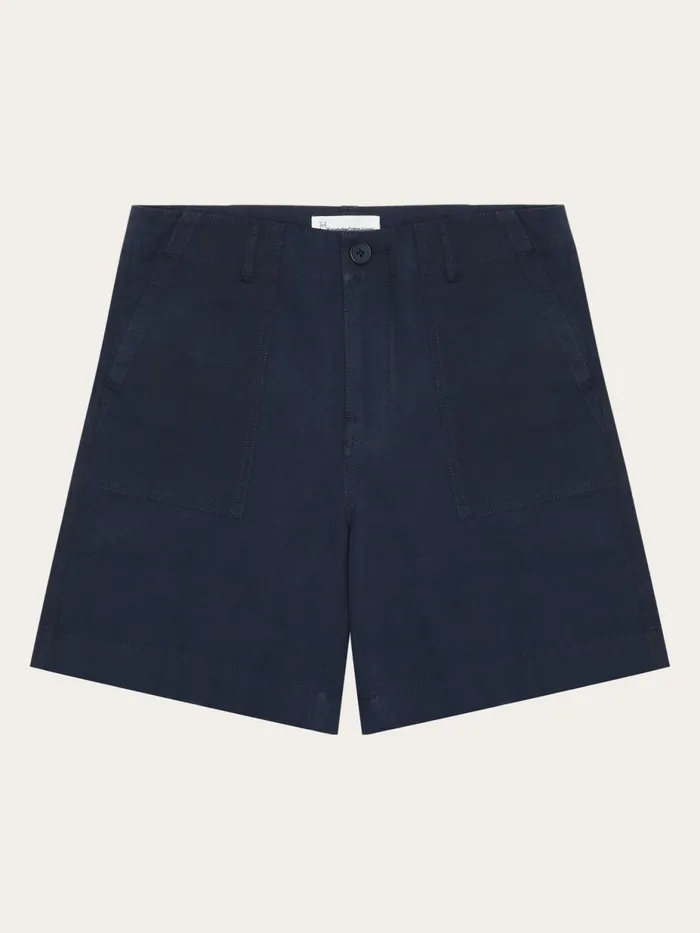 KnowledgeCotton Apparel Shorts POSEY Midrise Wide Slub Yarn Shorts Gotsvegan 8211 Women KnowledgeCotton Apparel Shorts POSEY Midrise Wide Slub Yarn Shorts Gotsvegan 8211 Women