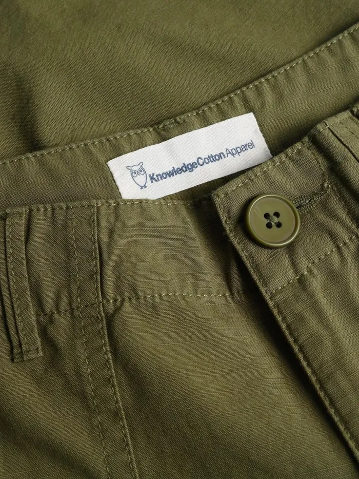 KnowledgeCotton Apparel Shorts POSEY Midrise Wide Slub Yarn Shorts Gotsvegan 8211 Women KnowledgeCotton Apparel Shorts POSEY Midrise Wide Slub Yarn Shorts Gotsvegan 8211 Women