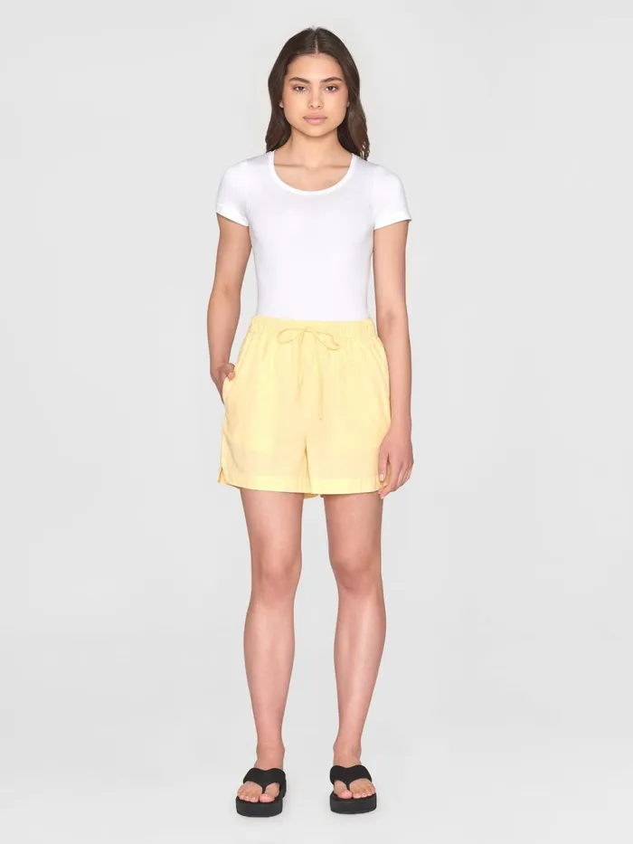 KnowledgeCotton Apparel Shorts POSEY Wide Midrise Elastic Waist Pyjama Shorts Gotsvegan 8211 Women KnowledgeCotton Apparel Shorts POSEY Wide Midrise Elastic Waist Pyjama Shorts Gotsvegan 8211 Women