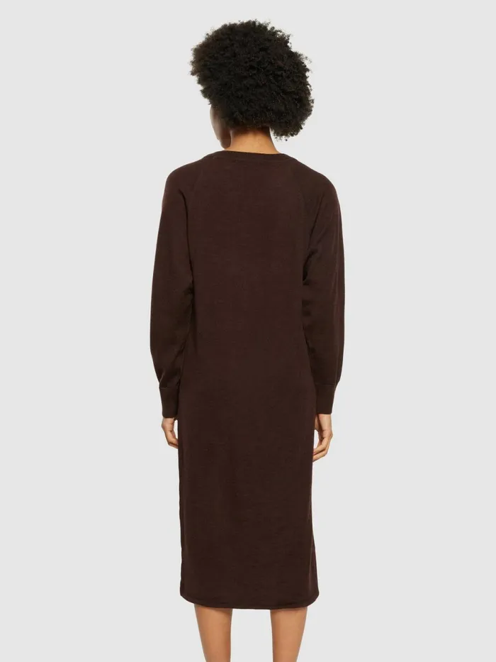 KnowledgeCotton Apparel Skirts And Dresses Merino Mid Length Vneck Dress Rws 8211 Women KnowledgeCotton Apparel Skirts And Dresses Merino Mid Length Vneck Dress Rws 8211 Women
