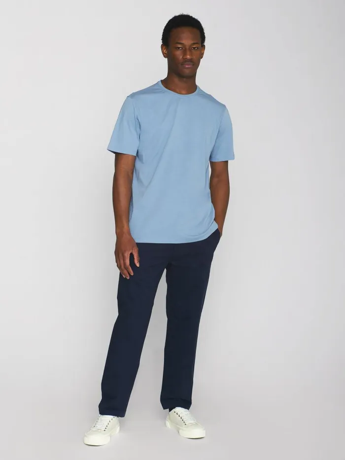 KnowledgeCotton Apparel TShirts Regular Fit Basic Tee Asley Blue 8211 Men KnowledgeCotton Apparel TShirts Regular Fit Basic Tee Asley Blue 8211 Men