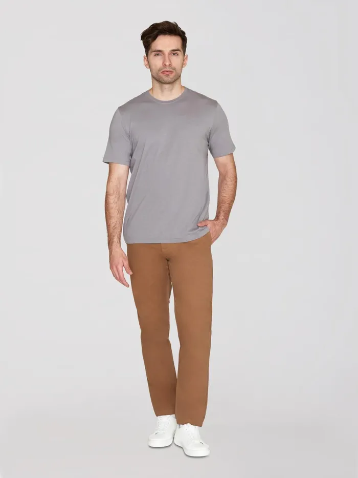 KnowledgeCotton Apparel TShirts Regular Fit Basic Tee Sharkskin 8211 Men KnowledgeCotton Apparel TShirts Regular Fit Basic Tee Sharkskin 8211 Men