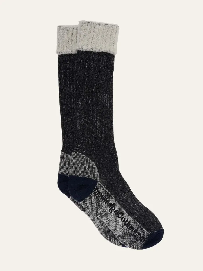 KnowledgeCotton Apparel Underwear And Socks 1 Pack High Terry Wool Sock Phantom 8211 Men KnowledgeCotton Apparel Underwear And Socks 1 Pack High Terry Wool Sock Phantom 8211 Men