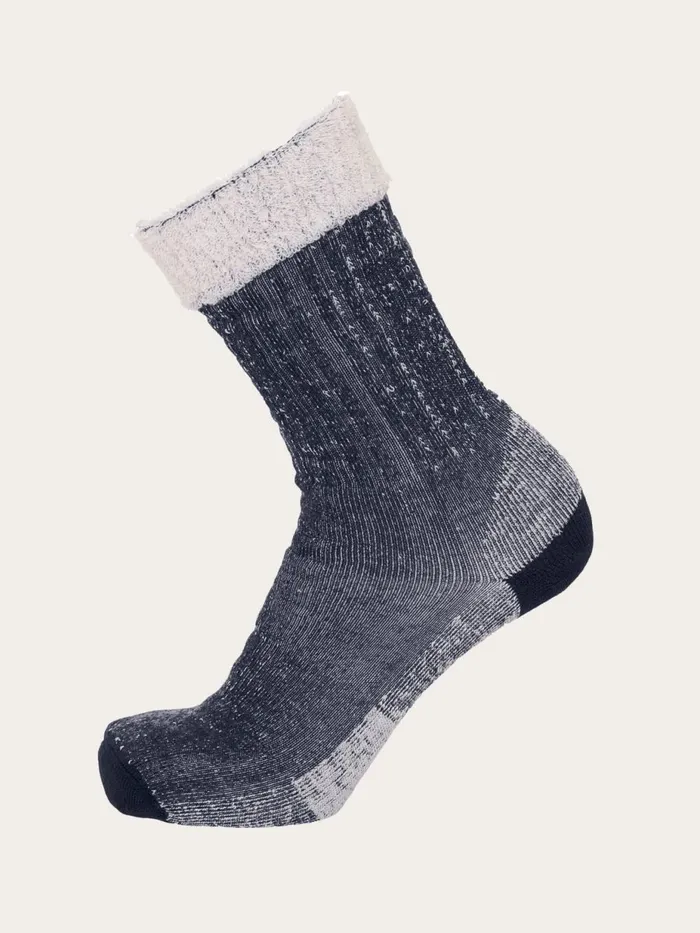 KnowledgeCotton Apparel Underwear And Socks Single Pack Low Terry Wool Sock Total Eclipse 8211 Men KnowledgeCotton Apparel Underwear And Socks Single Pack Low Terry Wool Sock Total Eclipse 8211 Men