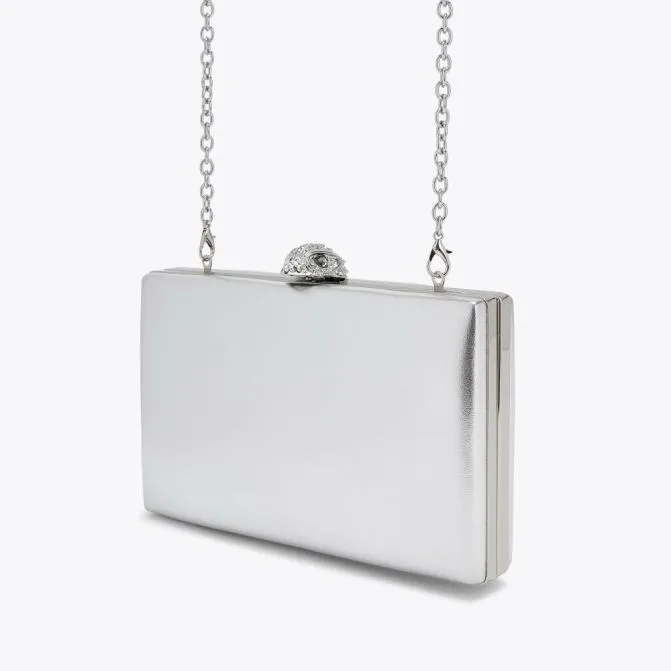 Kurt Geiger Clutch Bags Crystal Kensington Clutch Bag Silver 8211 Women