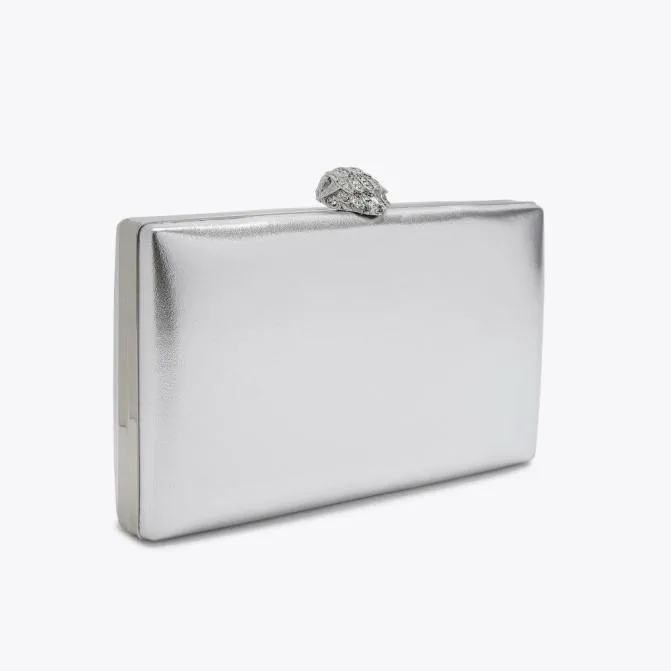 Kurt Geiger Clutch Bags Crystal Kensington Clutch Bag Silver 8211 Women