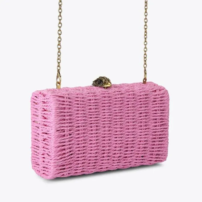 Kurt Geiger Clutch Bags Kensington Clutch Bag Pink Combination 8211 Women