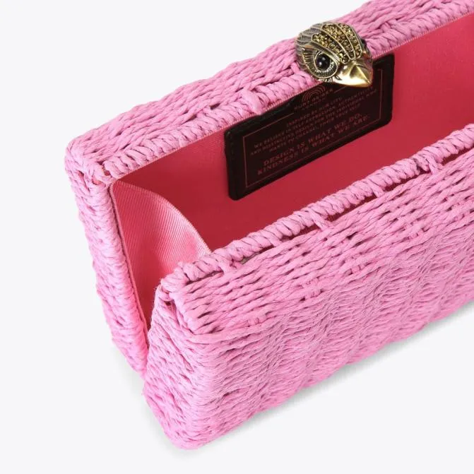 Kurt Geiger Clutch Bags Kensington Clutch Bag Pink Combination 8211 Women