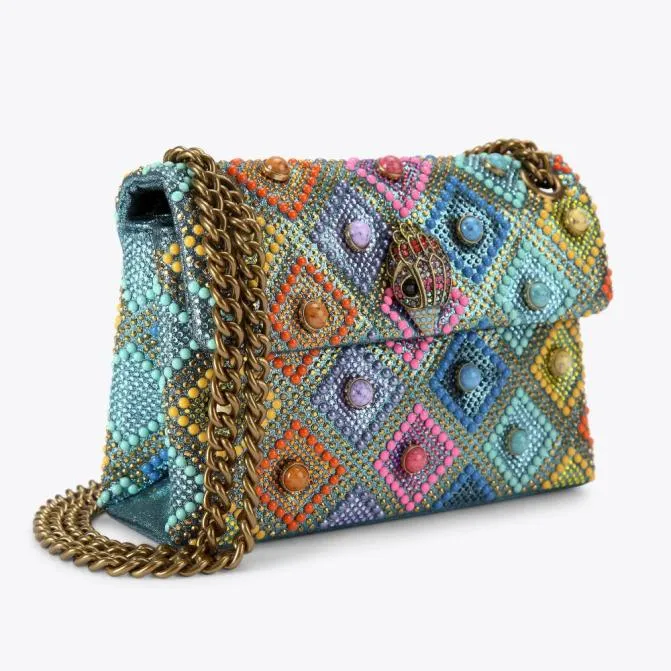 Kurt Geiger Crossbody Bags Mini Jewel Kensington Bag Turquoise Other 8211 Women